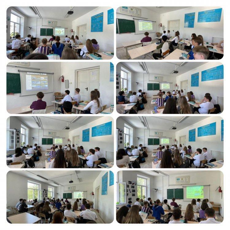 Интерактивті сабақ өткізу тақырыбы; « Балаларды жазғы кезеңге дайындау, жүзу кезеңіндегі су айдындарындағы қауіпсіздік ережелері»